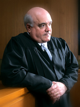 A stern judge